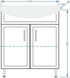 Stella Polare Мебель для ванной Концепт 70, Лаура – фотография-10